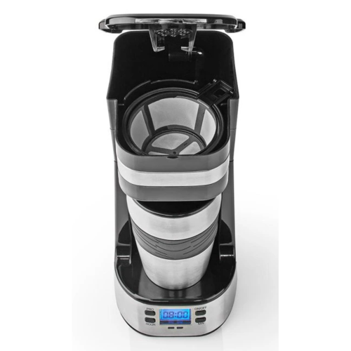 Nedis KACM310FBK osobný kávovar s termohrnčekom, 420 ml