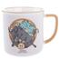 Porcelanasti hrnček Zodiak - Bik, 460 ml