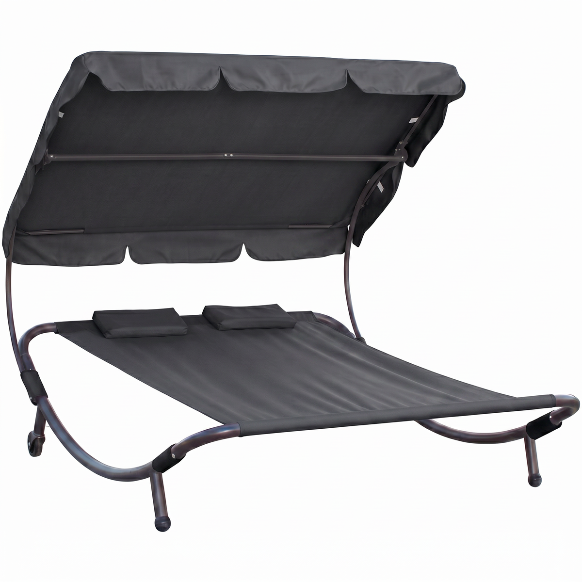 Relaxační lehátko pro 2 osoby Craftfield Bahama, černá