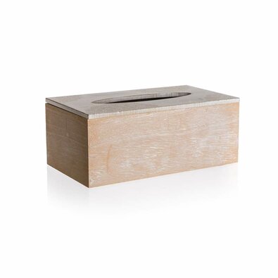 Škatla za papirnate robčke RUSTIN WHITE, 24 x 13,5x 9,5 cm