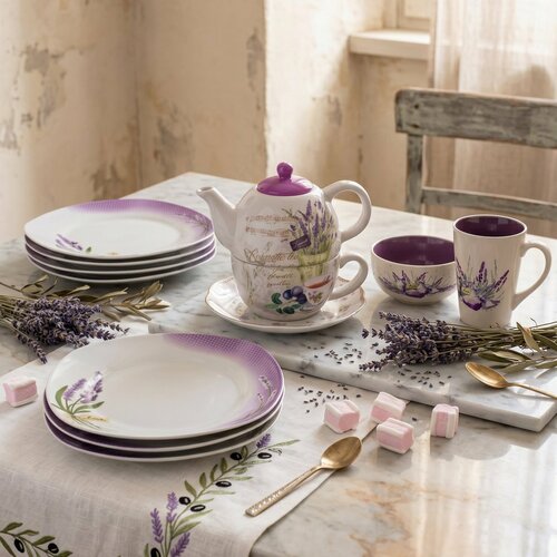 Banquet Lavender 18 részes étkészlet