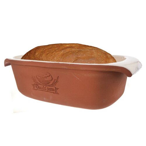 Orion Keramična forma s pokrovom za kruh, 33 x 16cm