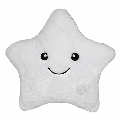 Domarex Poduszka Shiny Star LED biały, 40 x 35 cm