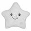 Domarex Poduszka Shiny Star LED biały, 40 x 35 cm