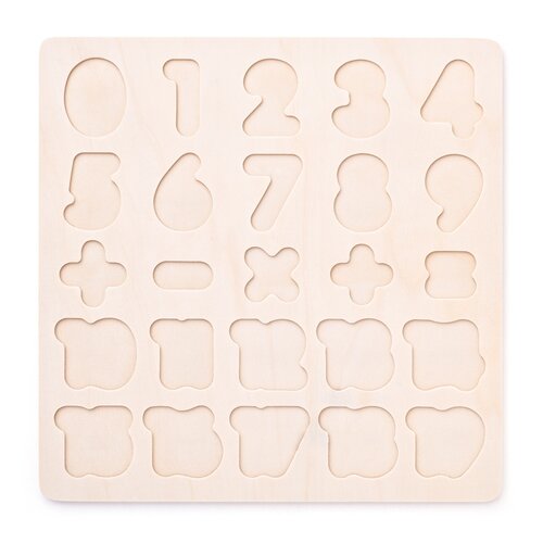 Woody Puzzle pe bord Cifre