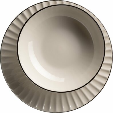 Mäser Súprava plytkých a hlbokých tanierov 8 ks OSITA – krémová