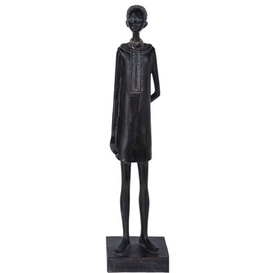 Dekoratívna soška African woman, 40 cm