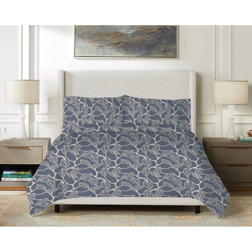 Matex Pościel satynowa Złote liście, 140 x 200 cm, 70 x 90 cm