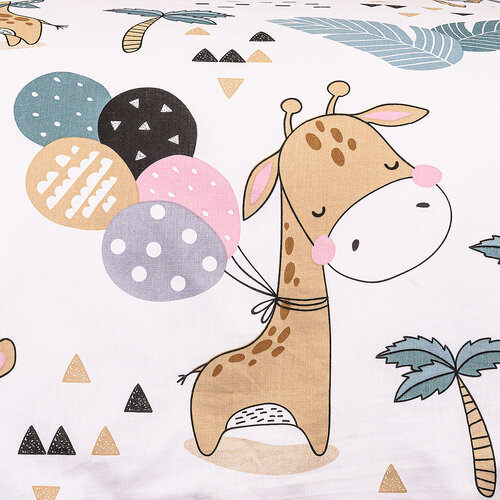 4Home gyerek pamut ágyneműhuzat Little giraffe, 140 x 200 cm, 70 x 90 cm