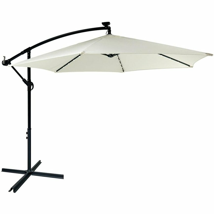 Avenberg Velk&yacute; polohovateln&yacute; slunečn&iacute;k Sunny LED 300, b&eacute;žov&aacute;