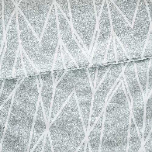 B.E.S. Petrovice Бавовняна постільна білизнаExkluziv Gray stripes, 140 x 200 см, 70 x 90 см