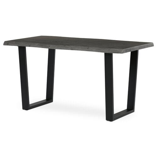 Étkezőasztal 140 x 80 cm, szürke tölgyfa