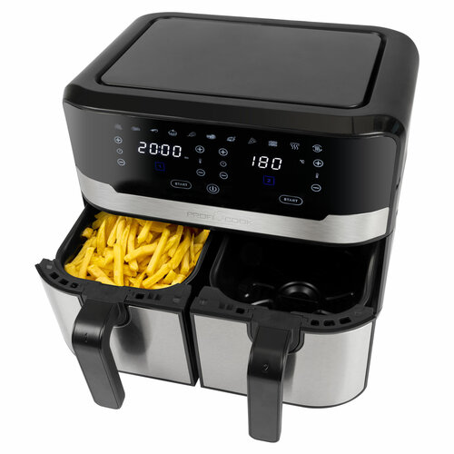ProfiCook FR 1242 dupla forrólevegős fritőz