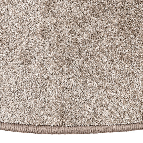 Kusový koberec Capri taupe, pr. 80 cm