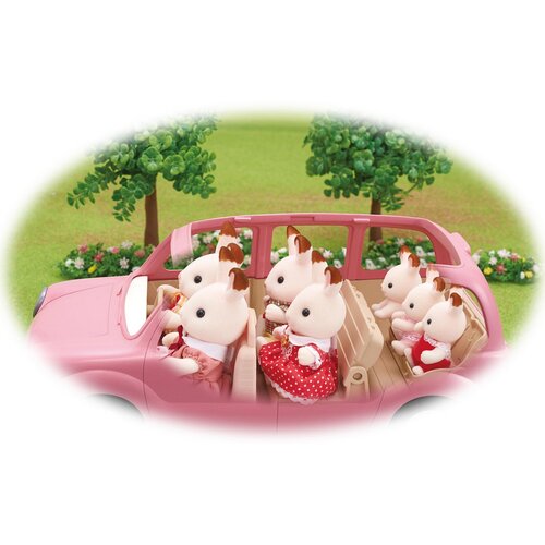 Sylvanian Familie 5535 Familienauto Rosa Van