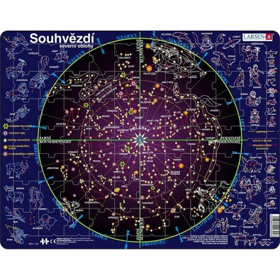 Larsen Puzzle Souhvězdí, 70 dílků