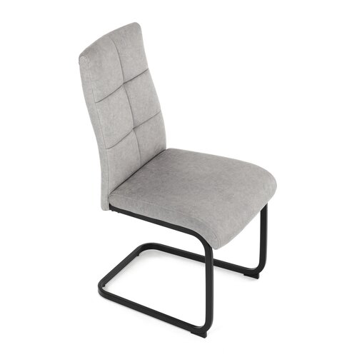 Krzesło do jadalni Vintage DCL-D1275 SIL4, srebrny