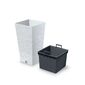 Ghiveci de flori FURU SQUARE 29,5 cm, alb
