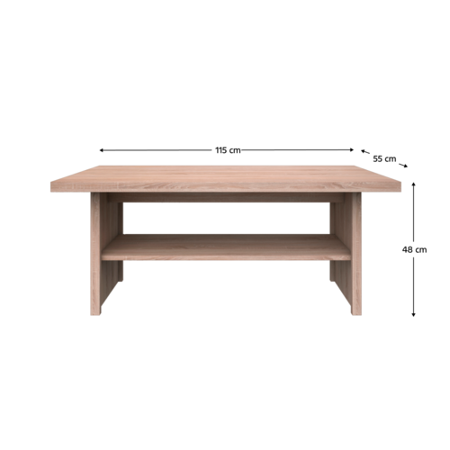 Couchtisch TOPTY 115, Eiche Sonoma