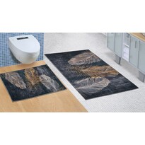Bellatex Набір килимків для ванної кімнати без  вирізів, Pírko 3D, 60 x 100 см, 60 x 50 см