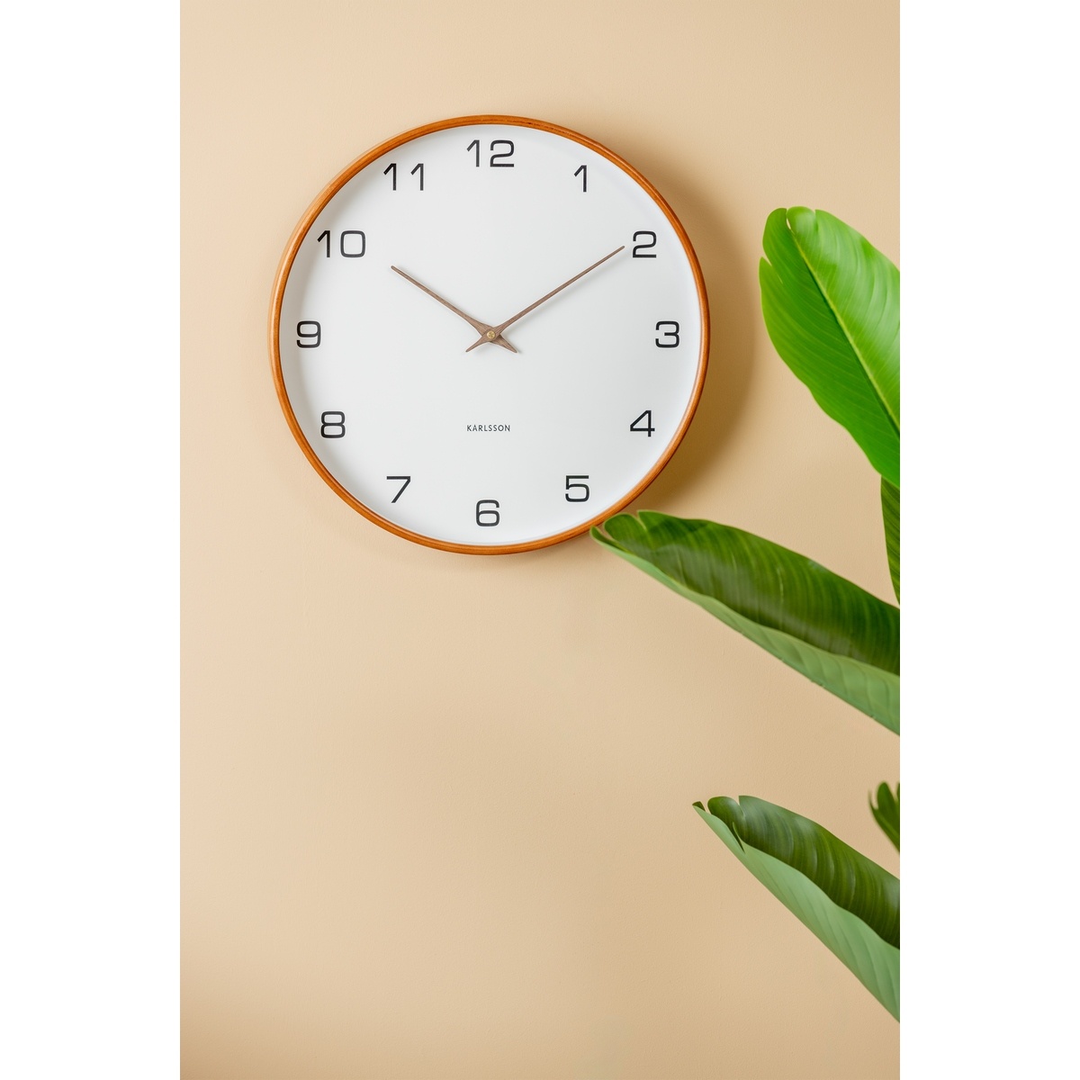 Karlsson 5993WH designové nástěnné hodiny bílá, pr. 40 cm - thumb (3)