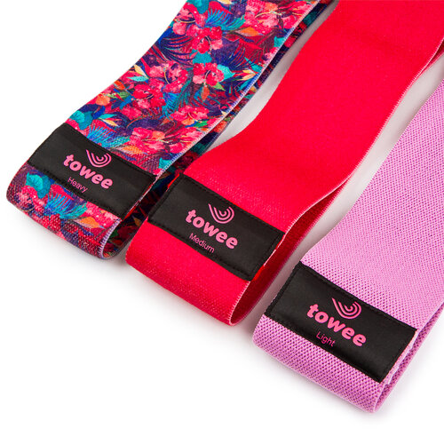Towee Textilwiderständiges Booty Gummiband Paradies, 3 Stück