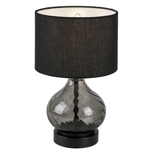 Rabalux 74034 dekoratívna stolná lampa Pirelo, E14, 1x max. 25W, čierna