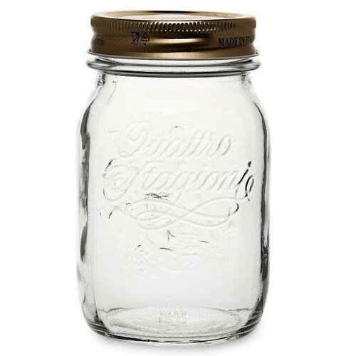 Bormioli Rocco Borcan din sticlă cu capac QuattroStagioni, 500 ml