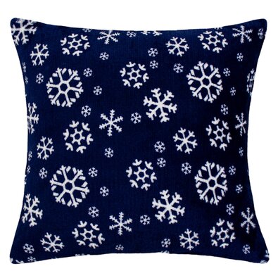 Domarex Dekokissenbezug Snowflakes navy, 40 x 40 cm