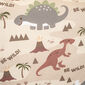 Lenjerie de pat din bumbac 4Home Dino world pentru copii, 100 x 135 cm, 40 x 60 cm