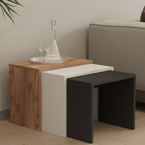 Odkladací stolík Gul, 3 ks