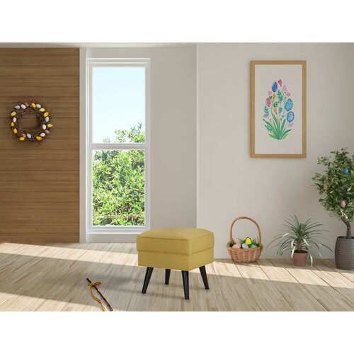 Polsterhocker YEL2, gelb