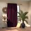 Restilo Draperie Blackout Oxford Pleat purpurie, 140 x 245 cm