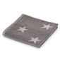 Рушник для ванни Stars сірий, 70 x 140 см