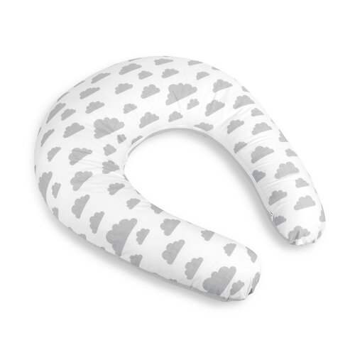 Bellatex Stillkissen Wolken Grau, 180 cm