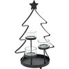 Zestaw metalowy świecznik Tree, 18 x 29 x 13 cm