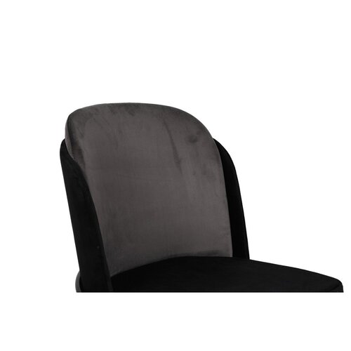 Sada jídelních židlí Dore Grey and Black, 2 ks