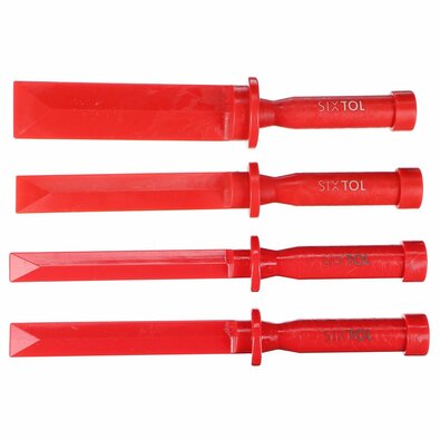 Sixtol Plastični strgala za odstranjevanjelepljivih uteži MECHANIC WEIGHT REMOVAL 4, 4 kos