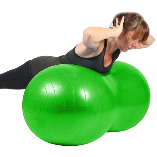Gymnastický míč Peanut s pumpičkou, zelená