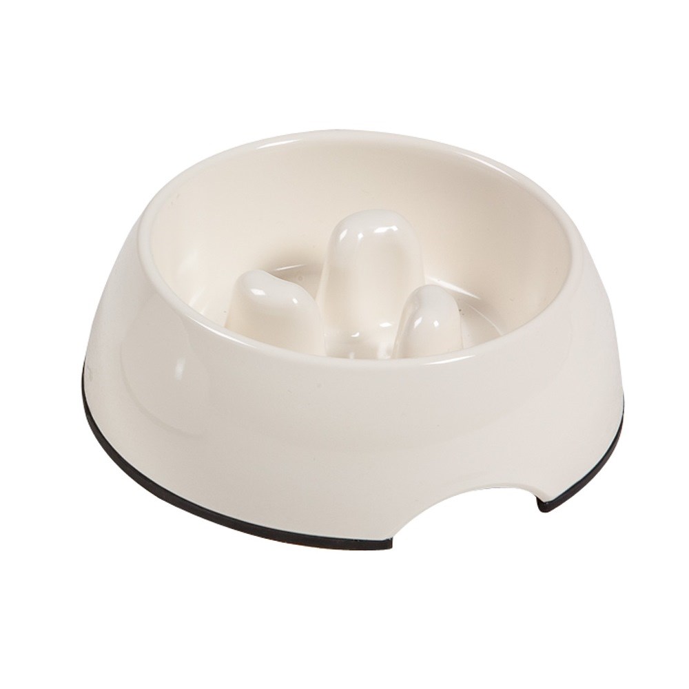 Karlie-Flamingo Miska proti hltaniu biela, 350 ml