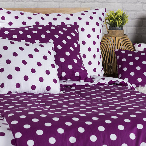 Lenjerie pat 1 pers. 4Home Buline mov, din bumbac, 140 x 220 cm, 70 x 90 cm