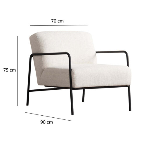 Křeslo Eti Bergere White
