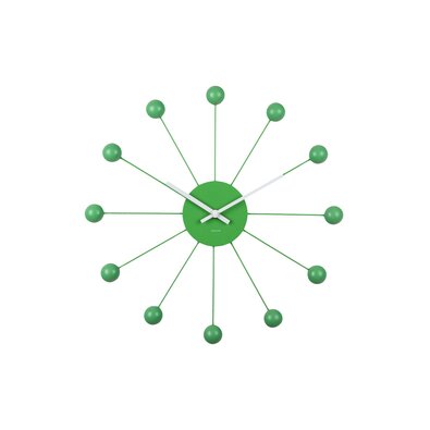 Karlsson 5977BG design ceas de perete verde, diametru 40 cm
