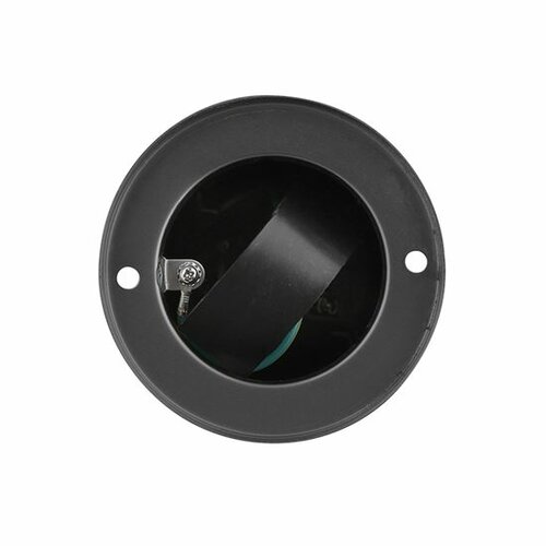 Solight PG10B Záhradný stĺpik IP44, nehrdz. oceľ, 2 zásuvky, valec, čierna