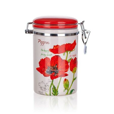 Cutie cu capac Banquet Red Poppy 750 ml