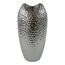 Keramična vaza Silver dots srebrna, 29 cm