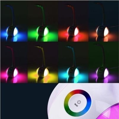 Solight WO39 LED stolná lampička 256 farieb