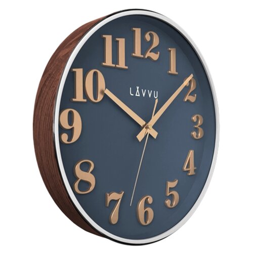 Nástěnné hodiny Lavvu Home Blue LCT1164 modrá, pr. 32 cm