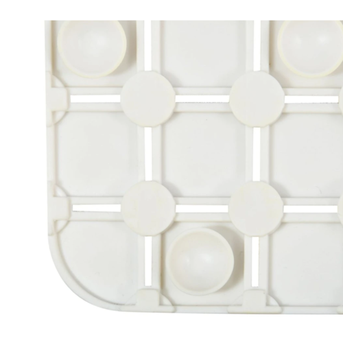 Spirella Suport antiderapant pentru duș QUADRO Premium, alb, 54 x 54 cm
