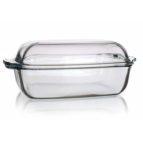 Simax steklena zapekačka, kvadratna, 5,5 l